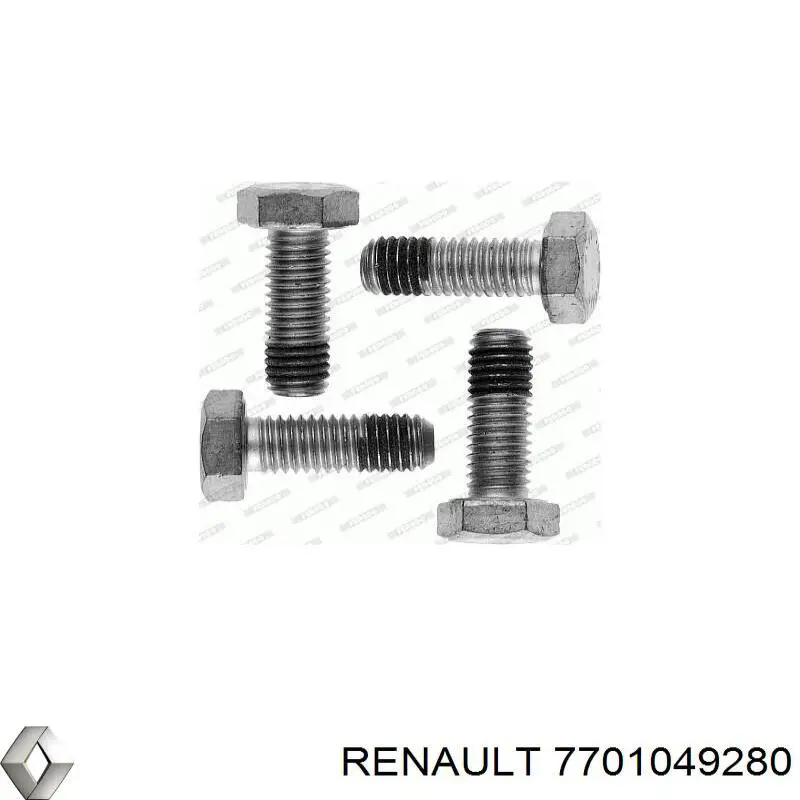 7701049280 Renault (RVI) conjunto de muelles almohadilla discos delanteros