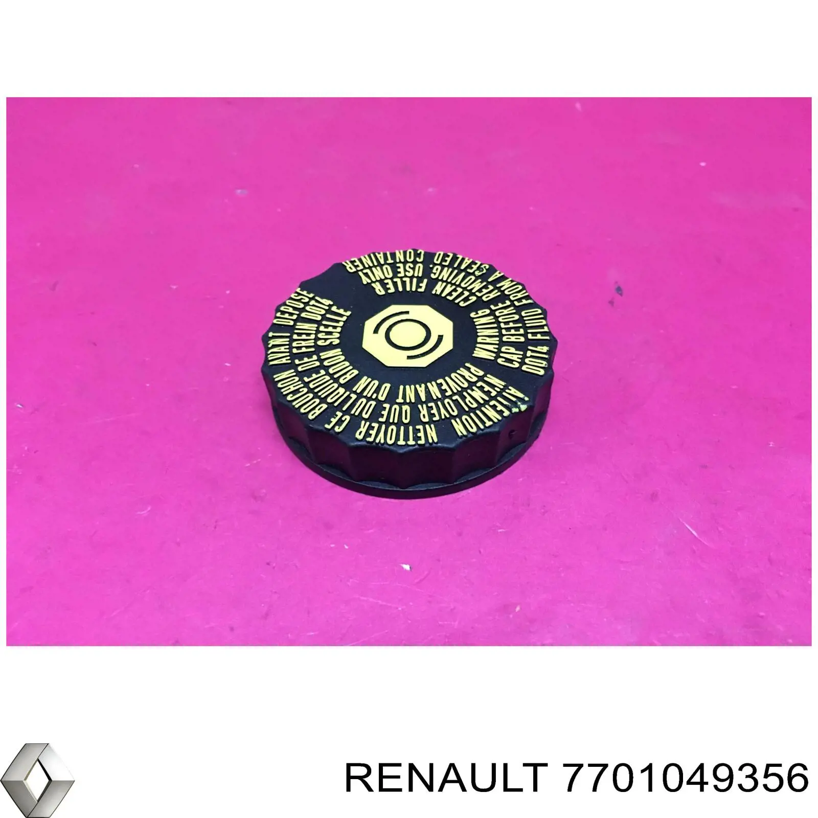 Tapa del depósito del cilindro maestro de freno Renault (RVI) 7701049356 precio, desde 20,49 EUR