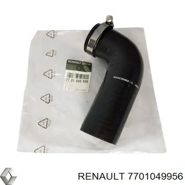 7701049956 Renault (RVI) tubo flexible de aire de sobrealimentación, de turbina