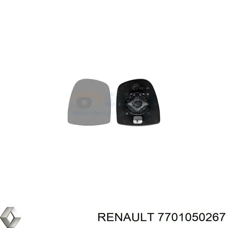 Comprar 7701050267 Renault (RVI) Cristal de espejo retrovisor exterior izquierdo