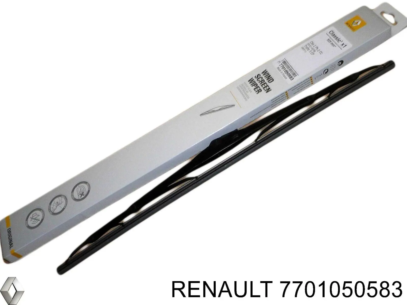 Escobilla del limpiaparabrisas del lado del pasajero Renault (RVI) 7701050583 precio, desde 14,19 EUR