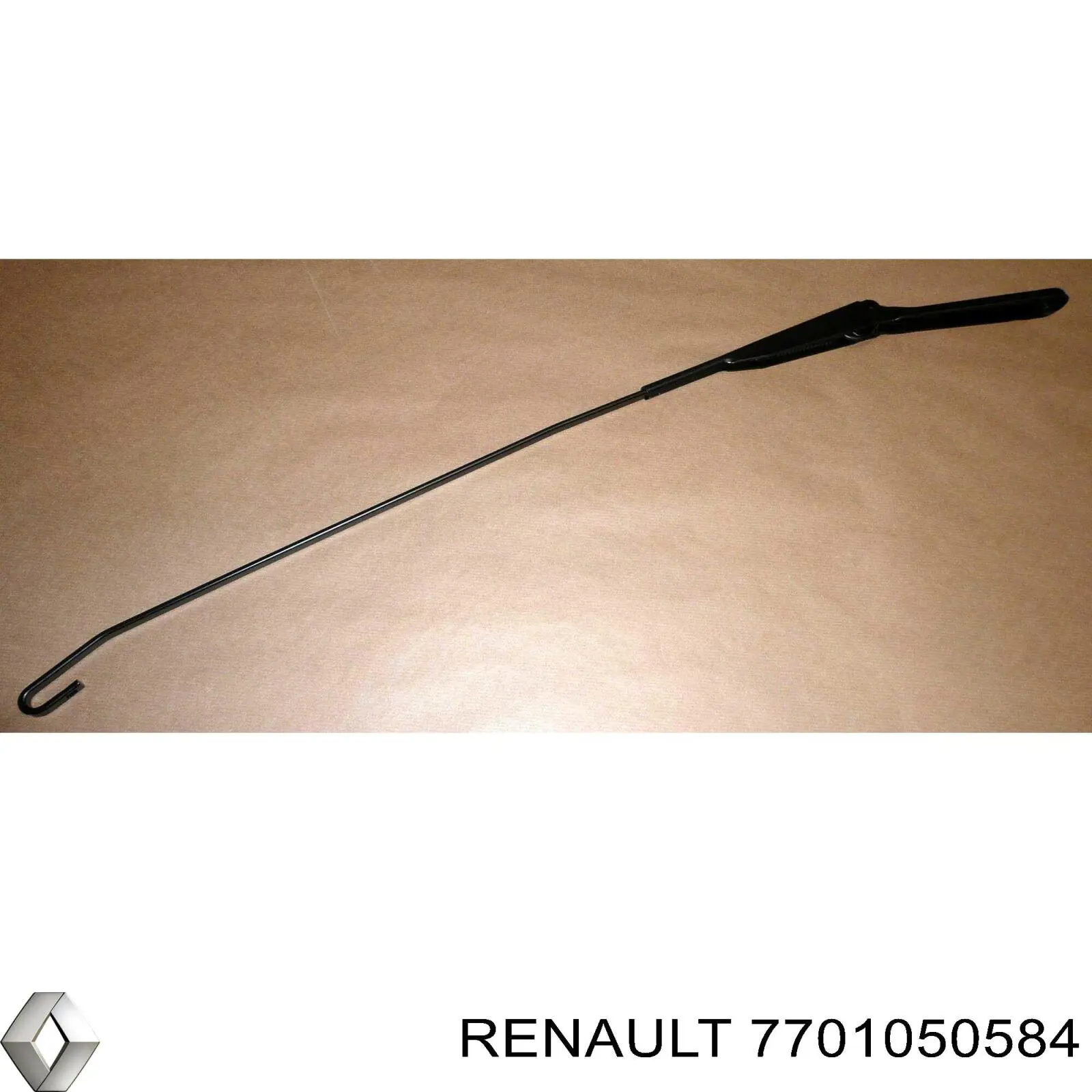 7701050584 Renault (RVI) brazo del limpiaparabrisas