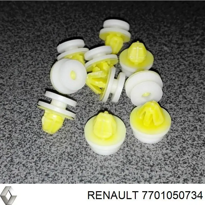 7701050734 Renault (RVI) clips fijación, revestimiento puerta