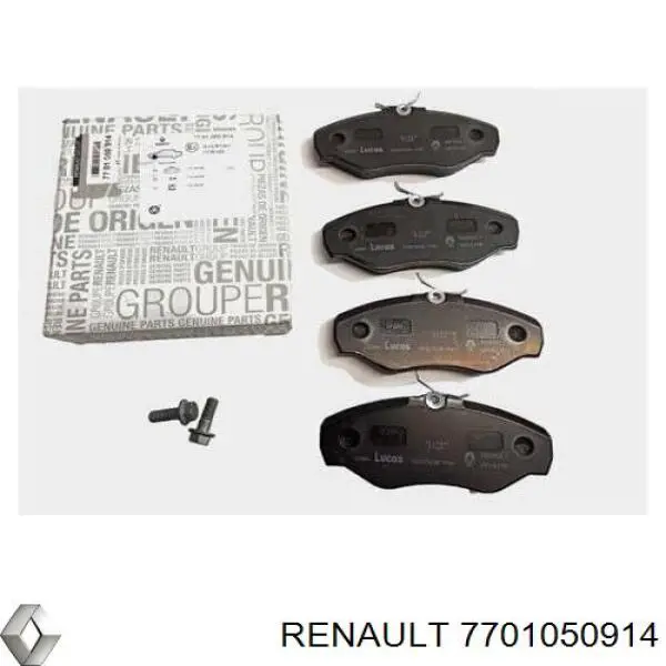 Pastillas de freno delanteras Renault Trafic 2 FL