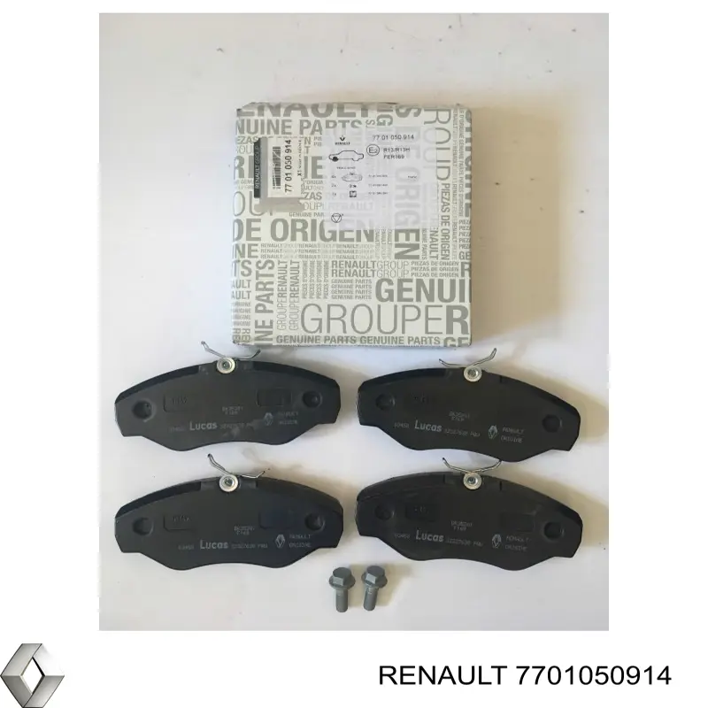 Pastillas de freno delanteras Renault Trafic 2 FL