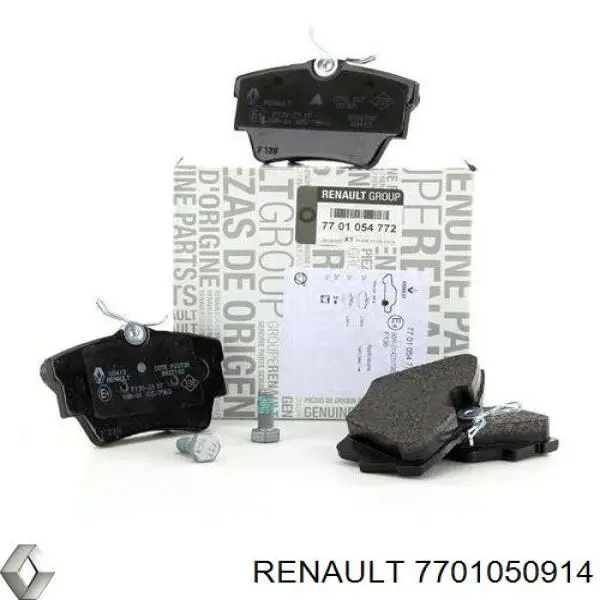 Pastillas de freno delanteras Renault Trafic 2 FL