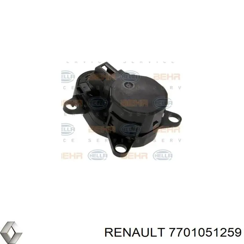 7701051259 Renault (RVI) elemento de reglaje valvula mezcladora actuador de compuerta