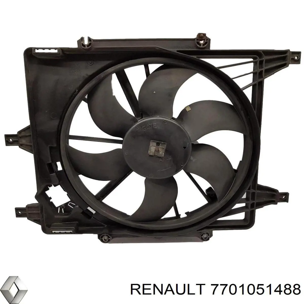 7701051488 Renault (RVI) bastidor radiador