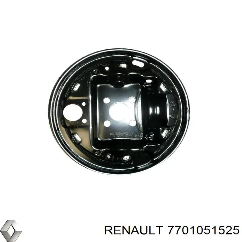 Chapa protectora contra salpicaduras, disco de freno trasero derecho para Renault Clio (SB0)