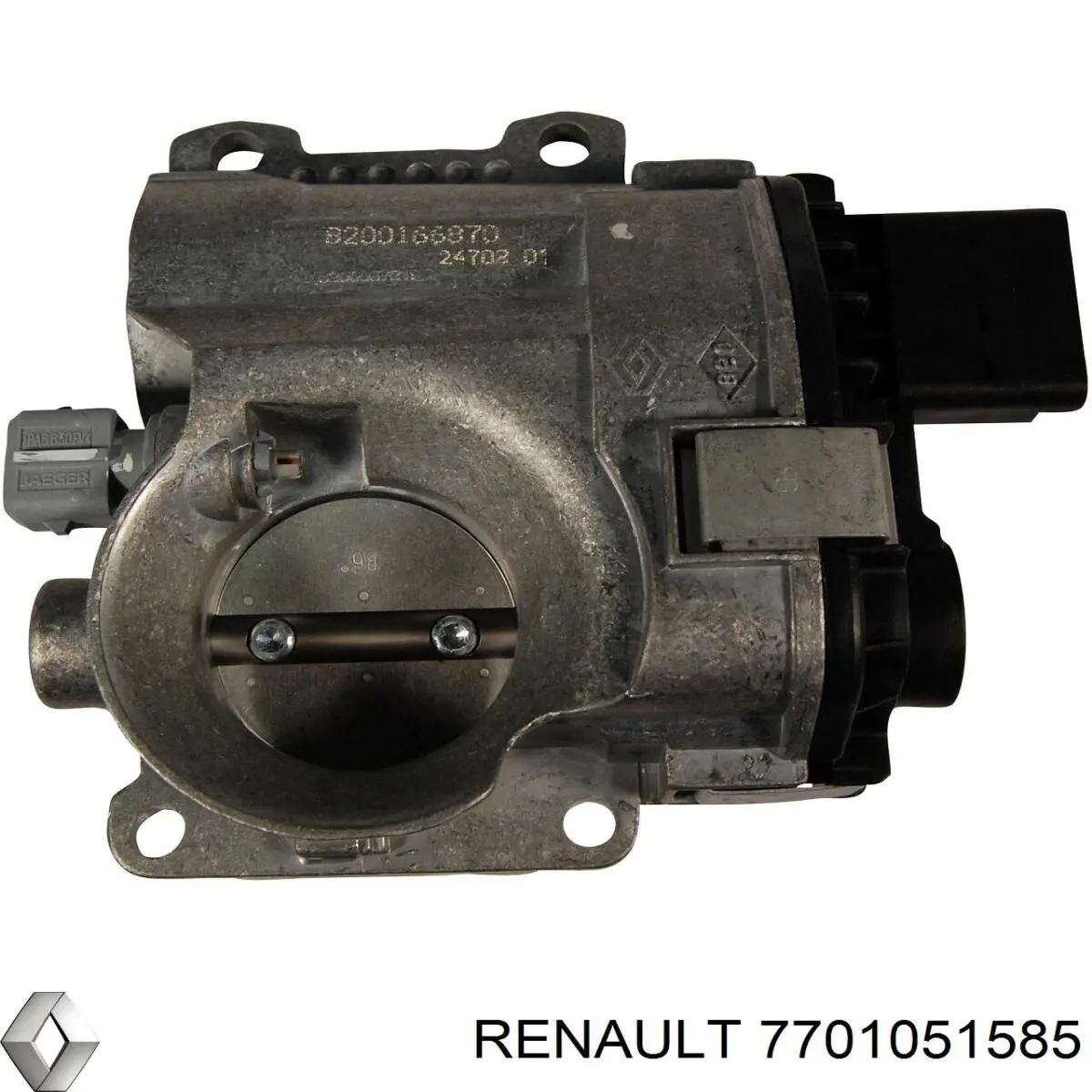 Cuerpo de aceleración completo Renault (RVI) 7701051585 precio, desde 155,39 EUR