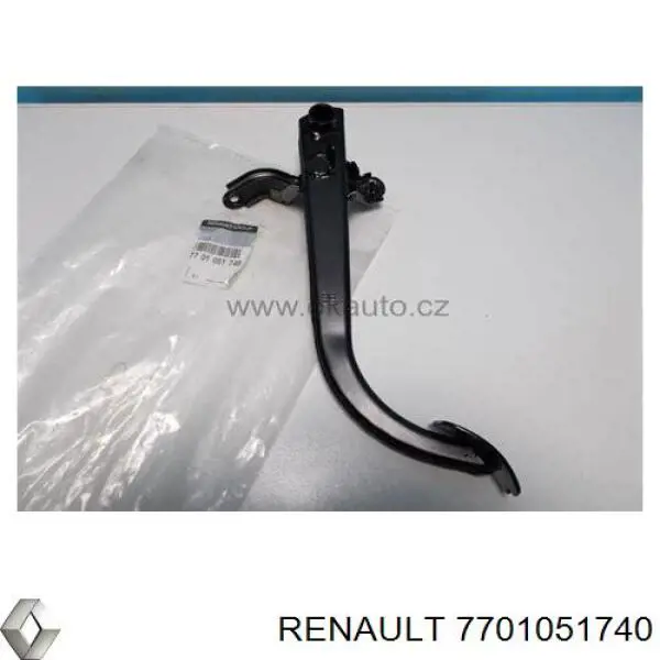 7701051740 Renault (RVI) Pedal del embrague