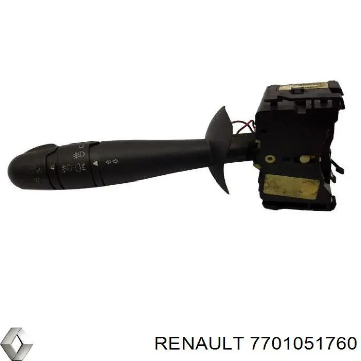 Conmutador derecho de la columna de dirección 7701051760 Renault (RVI)