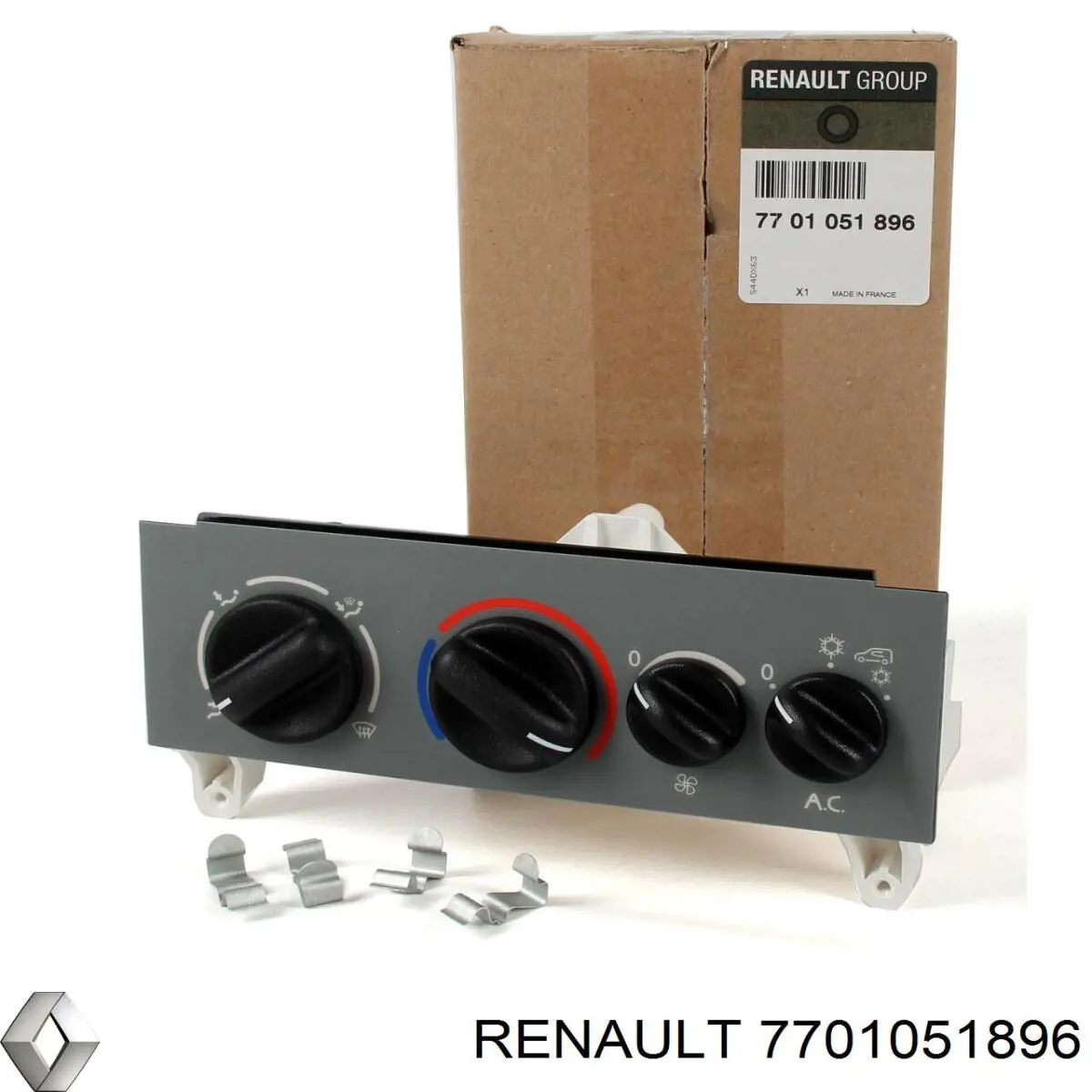 7701051896 Renault (RVI) unidad de control, calefacción/ventilacion