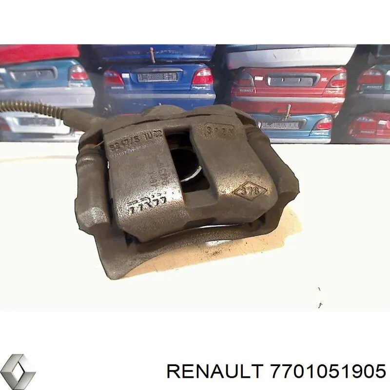 7701051905 Renault (RVI) soporte, pinza de freno delantera