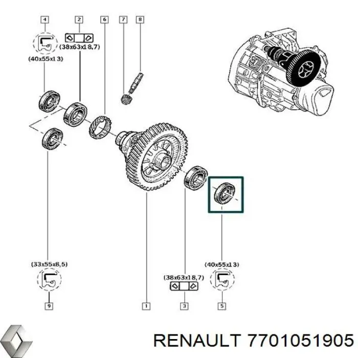 Soporte de la pinza de freno delantera Renault (RVI) 7701051905 precio, desde 51,31 EUR
