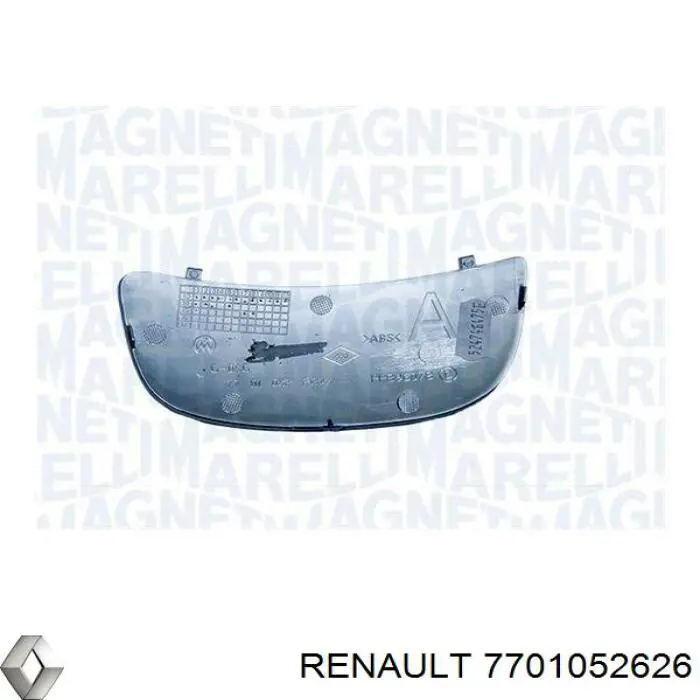 7701052626 Renault (RVI) cristal de espejo retrovisor exterior derecho