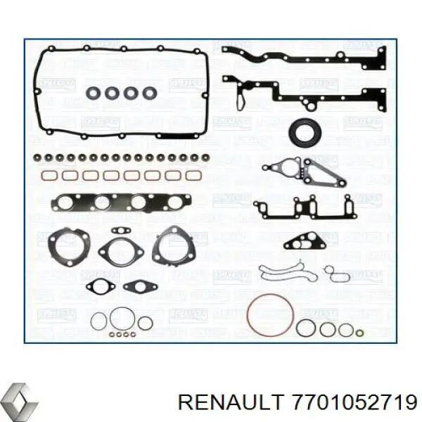 7701052719 Renault (RVI) junta de culata izquierda