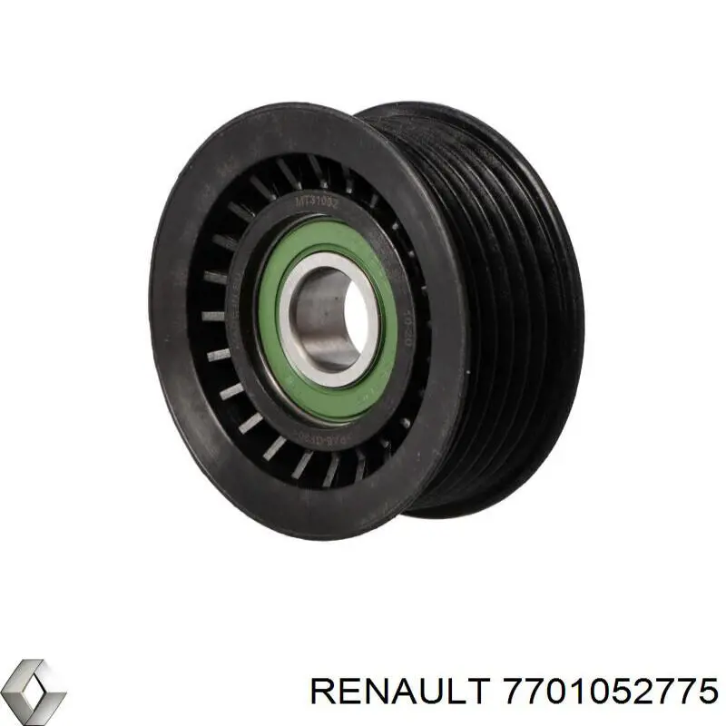 Polea inversión / guía, correa poli V 7701052775 Renault (RVI)
