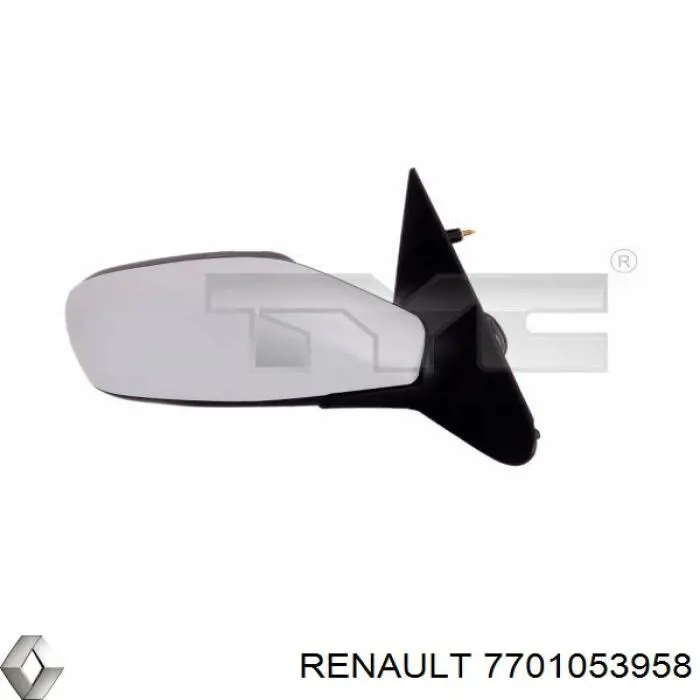 Espejo retrovisor izquierdo Renault Laguna 3 BT0, BT1