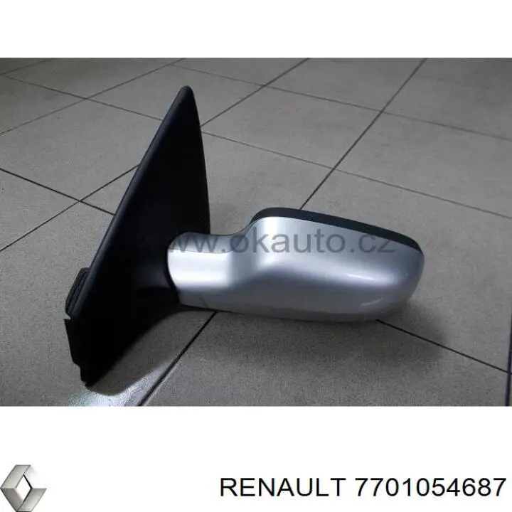 7701054687 Renault (RVI) espejo retrovisor izquierdo