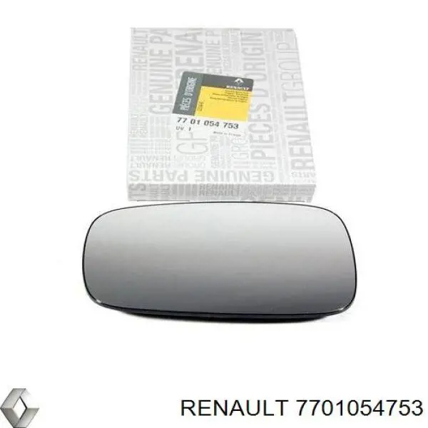 7701054753 Renault (RVI) cristal de espejo retrovisor exterior derecho