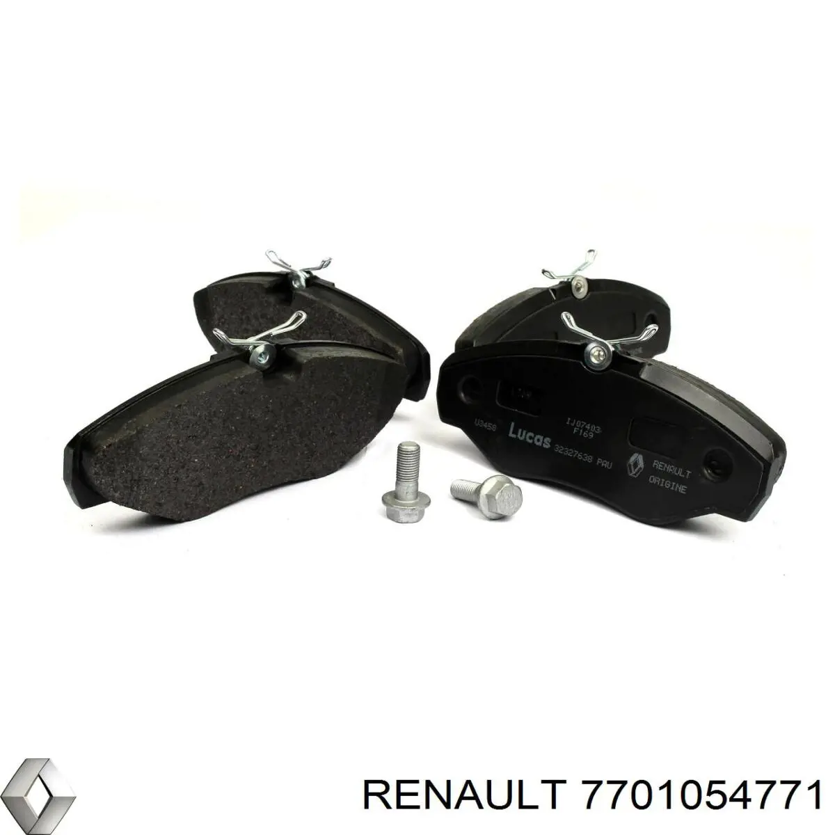Pastillas de freno delanteras Renault Trafic 2 FL