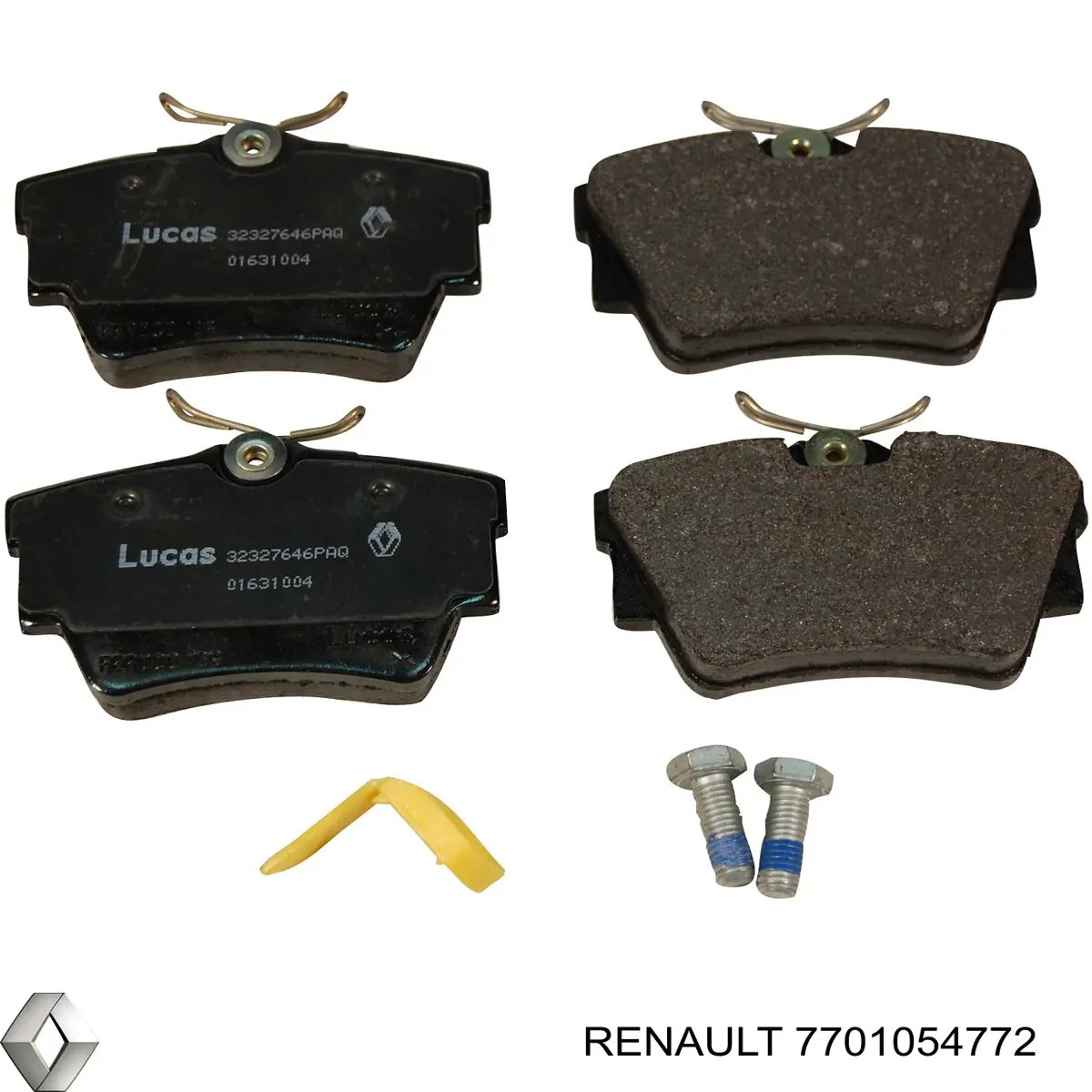 Comprar 7701054772 Renault (RVI) Pastillas de freno traseras