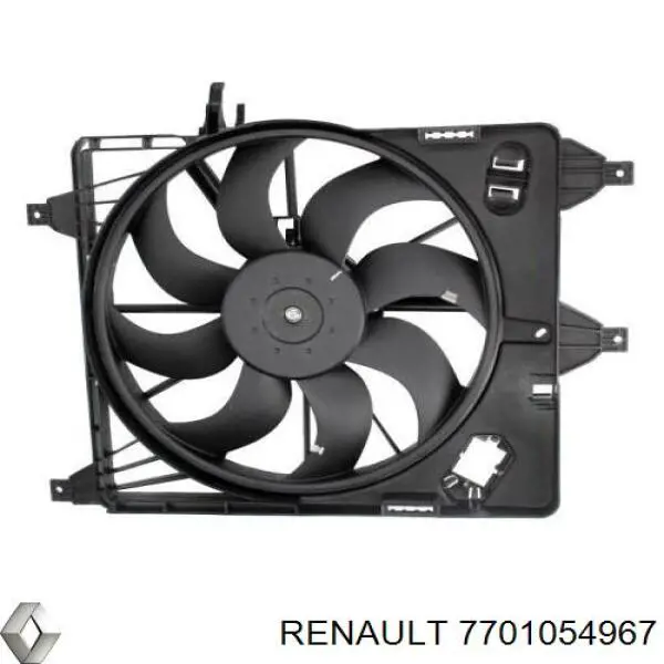 7701054967 Renault (RVI) bastidor radiador