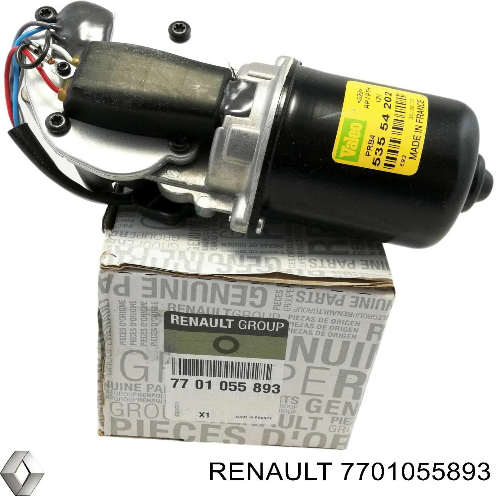 Comprar 7701055893 Renault (RVI) Motor limpiaparabrisas