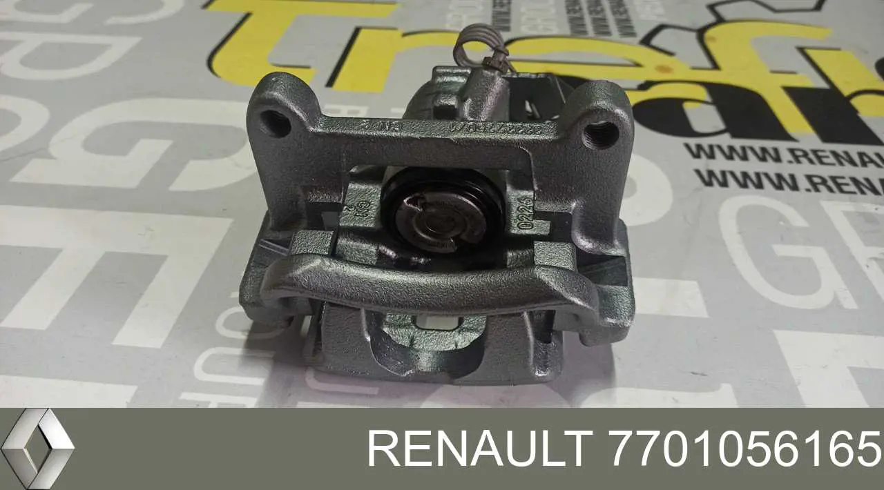 7701056165 Renault (RVI) pinza de freno trasero derecho