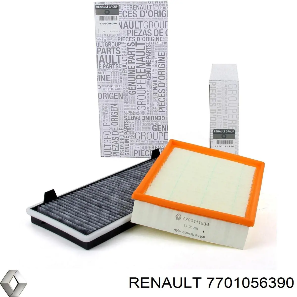 Filtro de habitáculo 7701056390 Renault (RVI)