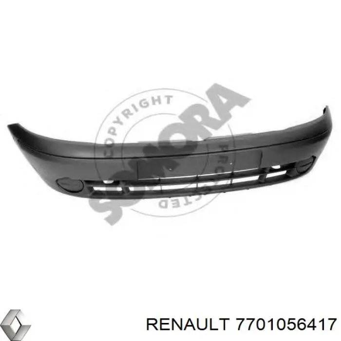 7701056417 Renault (RVI) parachoques delantero