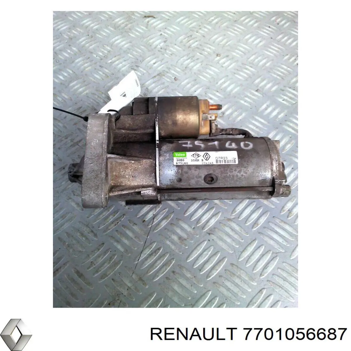 7701056687 Renault (RVI) motor de arranque