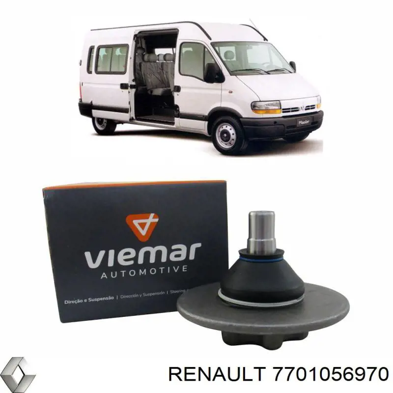 7701056970 Renault (RVI) rótula de suspensión superior