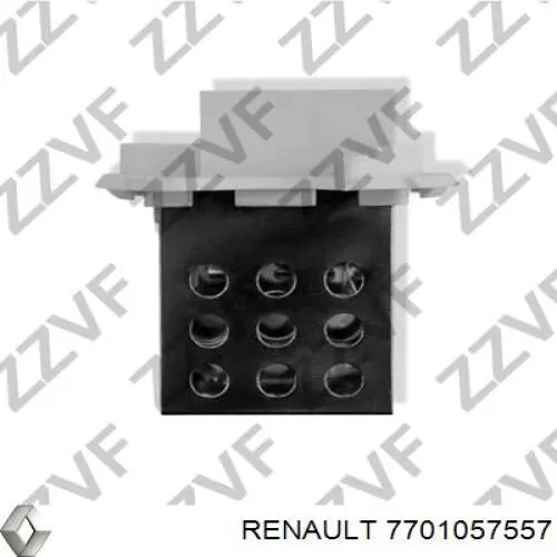 7701057557 Renault (RVI) resitencia, ventilador habitáculo