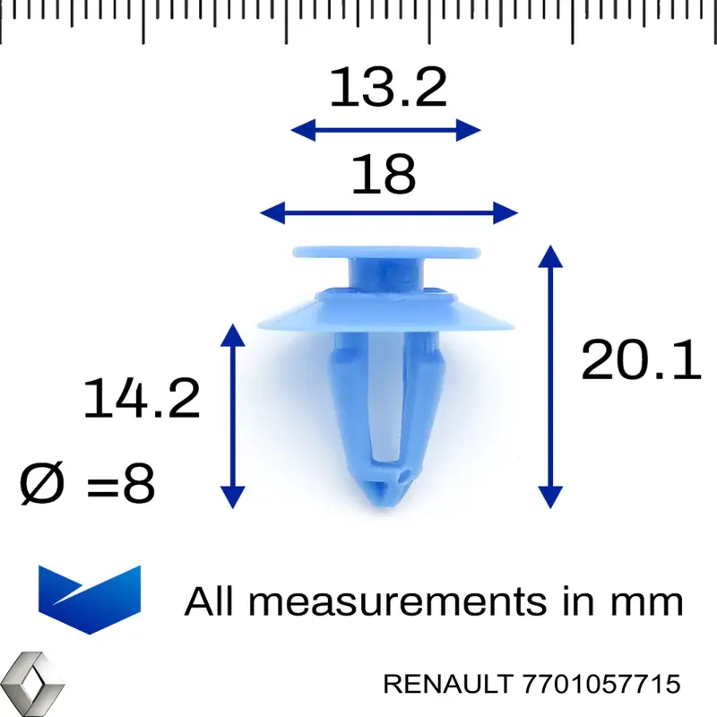 7701057715 Renault (RVI)