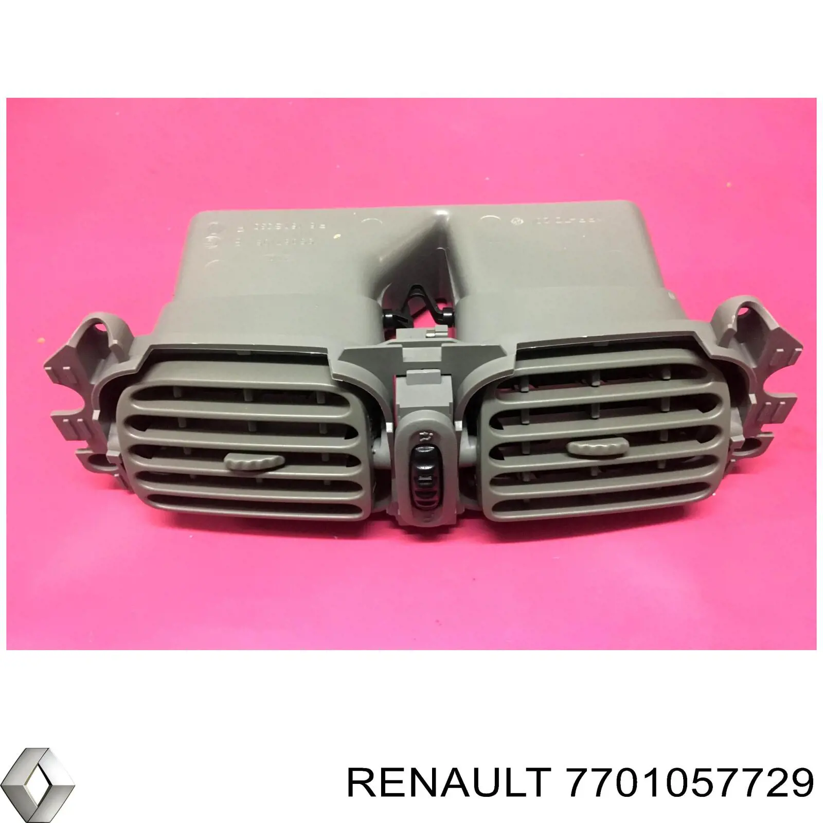 7701057729 Renault (RVI) rejilla aireadora de salpicadero izquierda