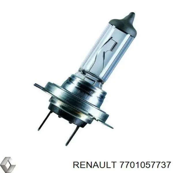 Lámpara halógena 7701057737 Renault (RVI)