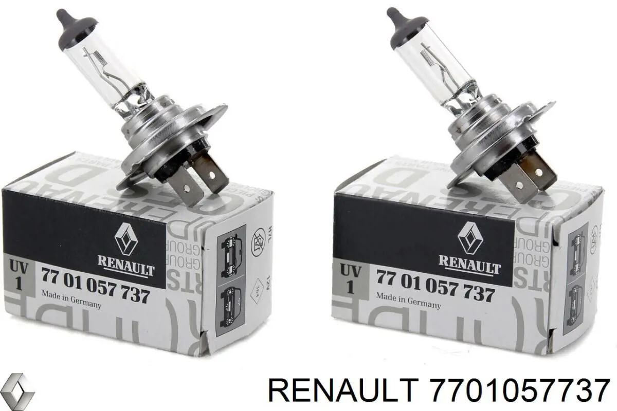 Lámpara halógena Renault (RVI) 7701057737 precio, desde 10,89 EUR