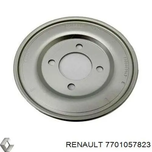 7701057823 Renault (RVI) polea de cigüeñal