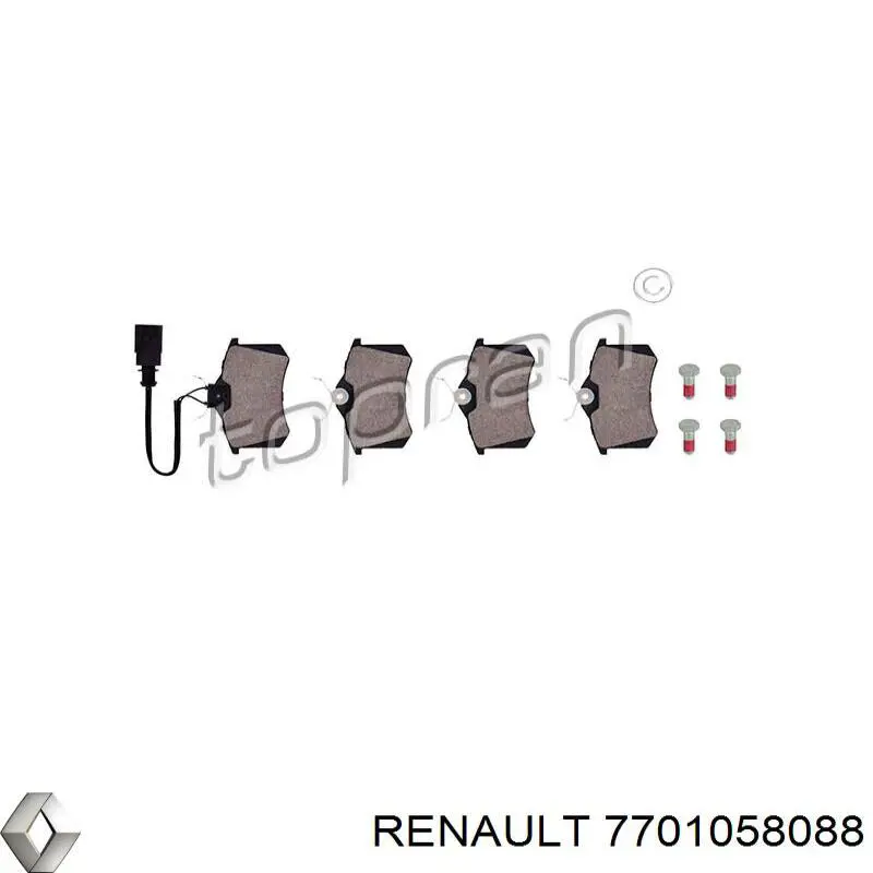Comprar 7701058088 Renault (RVI) Sensor de cigüeñal