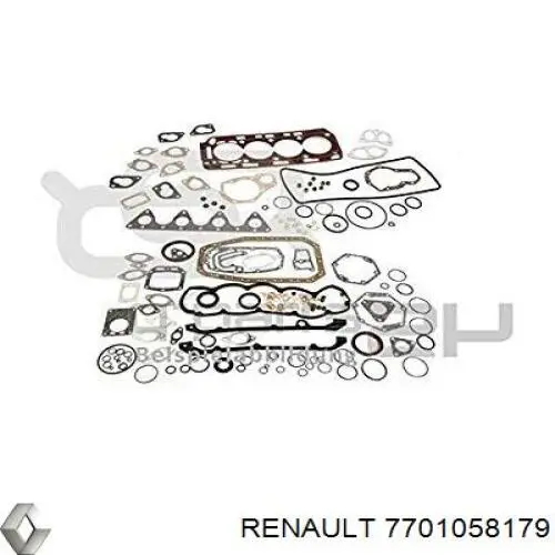 7701058179 Renault (RVI) juego de juntas de motor, completo
