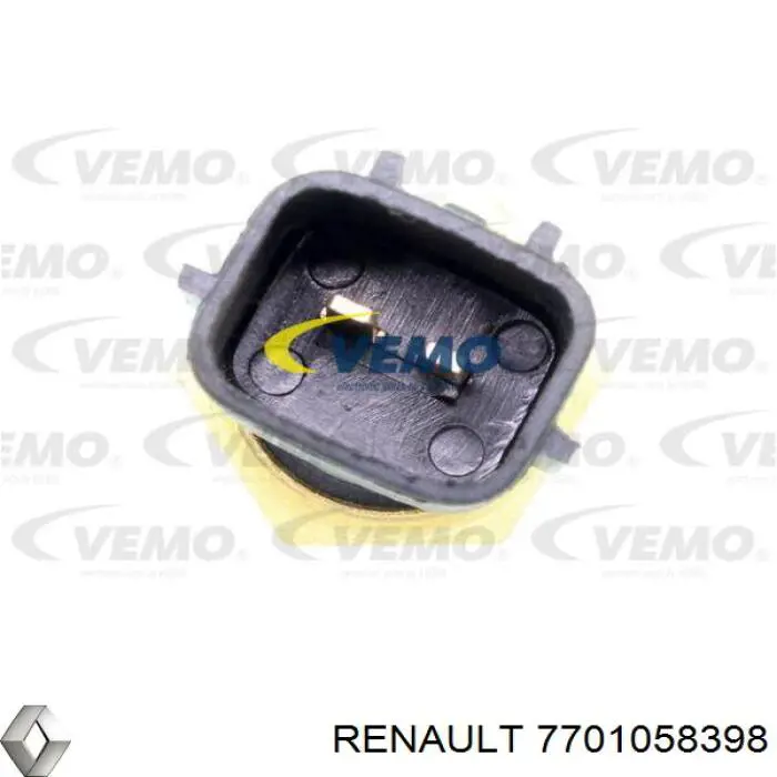 7701058398 Renault (RVI) sensor de temperatura del refrigerante