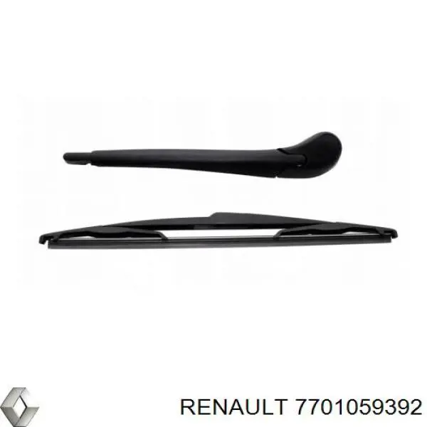 Brazo del limpiaparabrisas, trasero 7701059392 Renault (RVI)