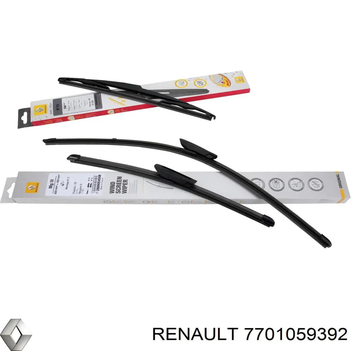 Brazo del limpiaparabrisas trasero Renault (RVI) 7701059392 precio, desde 18,44 EUR
