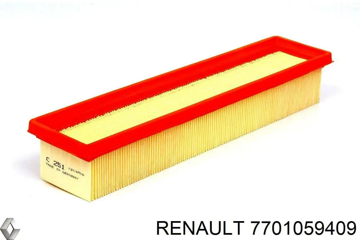 Filtro de aire 7701059409 Renault (RVI)
