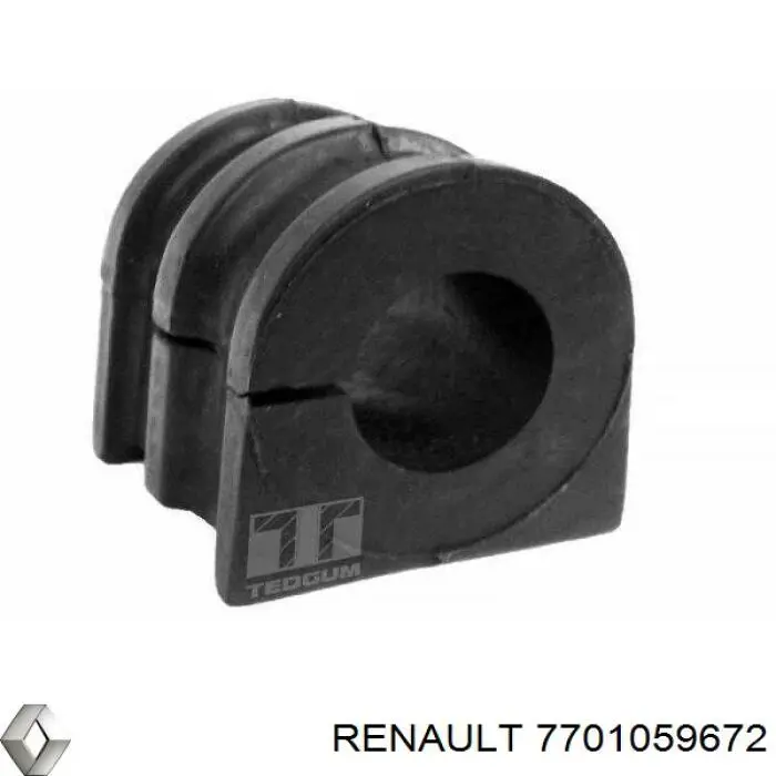 Comprar 7701059672 Renault (RVI) Buje de barra estabilizadora delantera