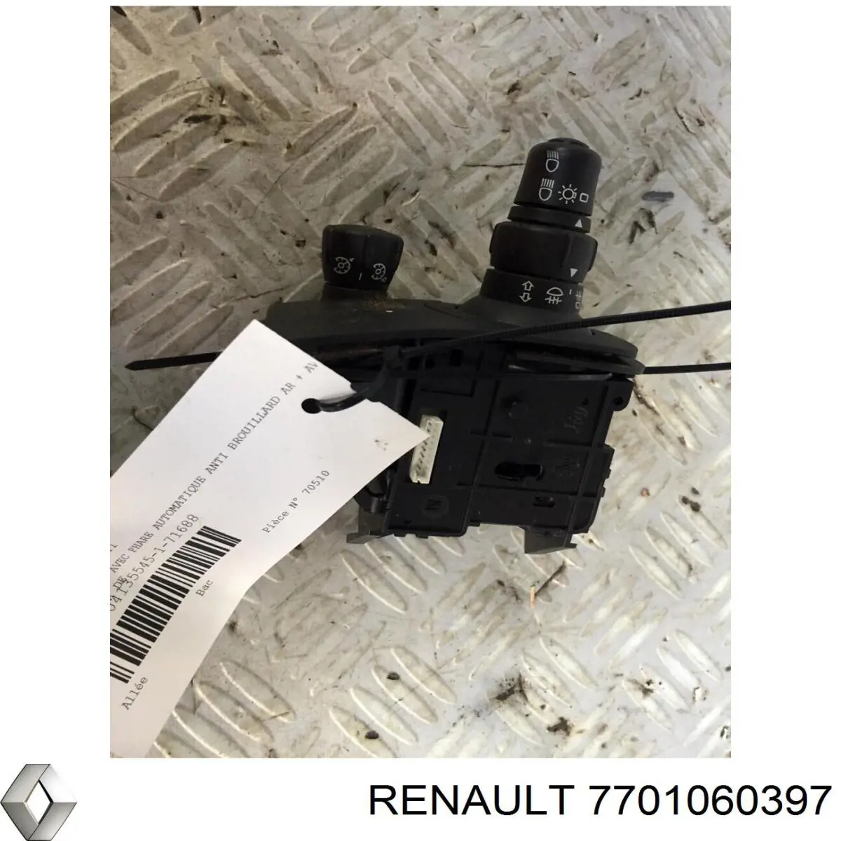 Mando de luces izquierdo Renault (RVI) 7701060397