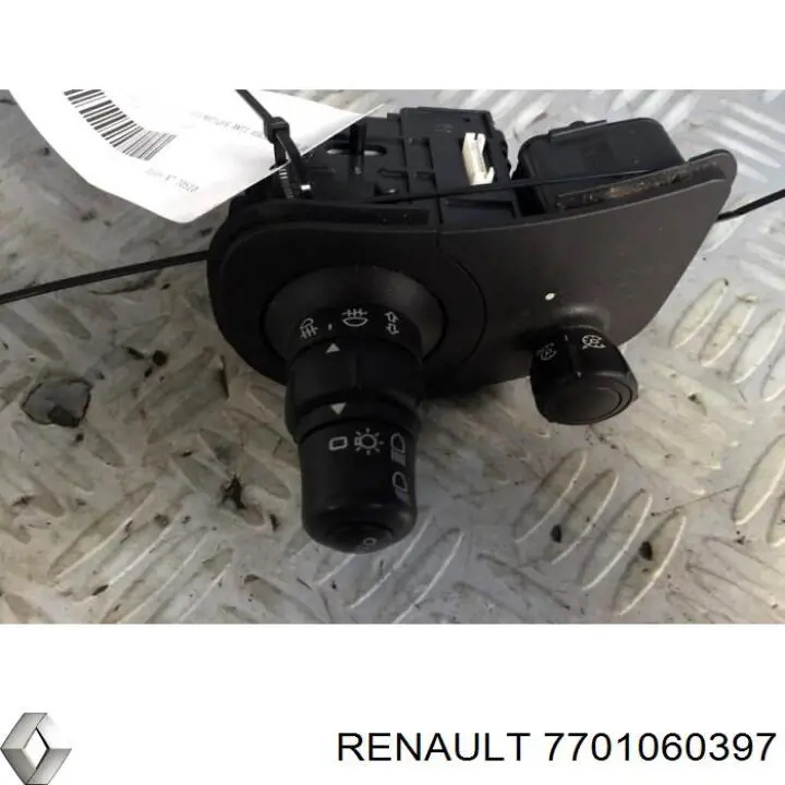 Comprar 7701060397 Renault (RVI) Conmutador izquierdo de la columna de dirección