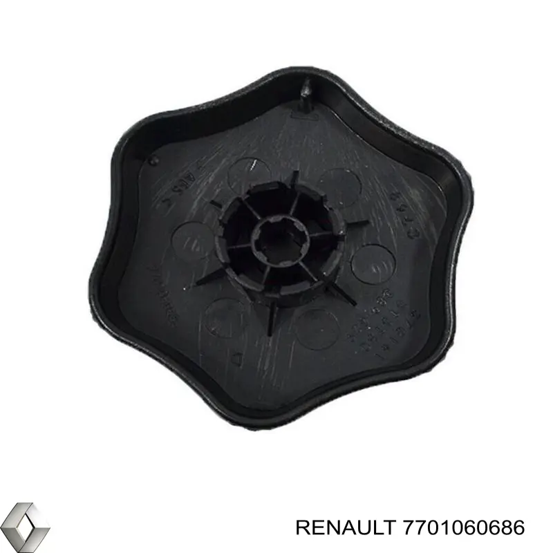 7701060686 Renault (RVI) perilla de ajuste del respaldo del asiento